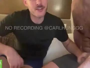 carlhung_69 — Jerk with us!  Fingers in Ass [161 Tokens Left]  #HugeCock #Hairy #Couple #Lovense #Daddy