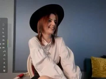 feliceallston — GOAL: Ahegao + choke [24 tokens remaining] Hi, guys (* ^^)  Thalia is with you again! Lets have a fun!! Fav patterns 150/90/50/30. PRIVATE IS OPEN!  #lovense #slim #18 #teen #bigtits #redhead #shy