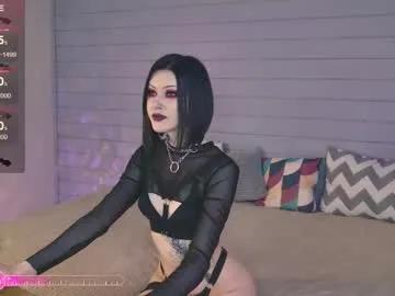 velvetrixx — GOAL: take off bra for 7 min [216 tokens remaining] I'm here to awaken your deepest desires #goth #skinny #longnails #new #makeup
